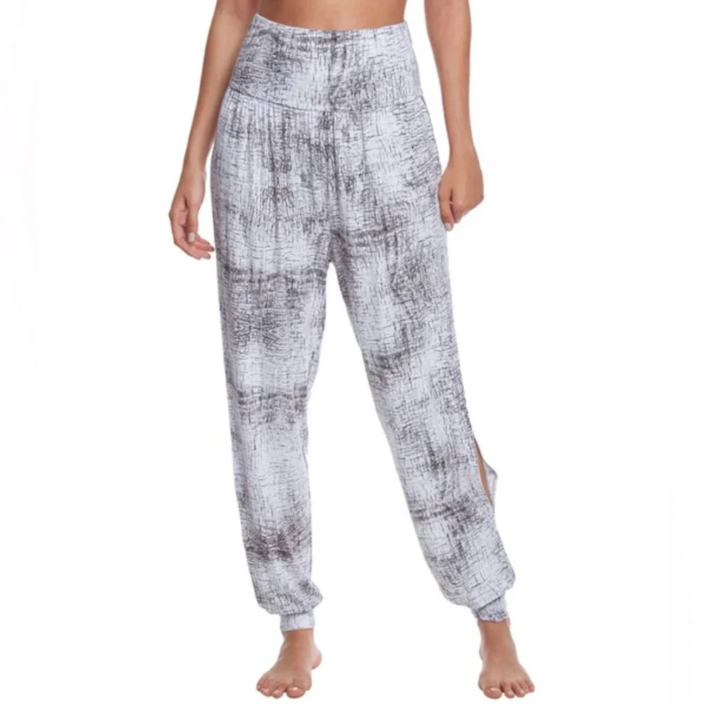ALO Yoga Intention High Waisted Flowy Side Slit Joggers Size S EUC Athleisure